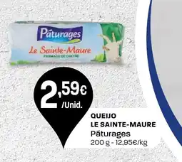 Intermarché Queijo le sainte-maure Pāturages promoção