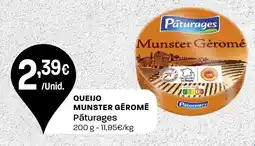 Intermarché Queijo munster geromé Paturages promoção