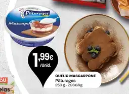 Intermarché Queijo mascarpone pâturages promoção