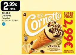 Intermarché Gelado Cornetto Baunilha promoção