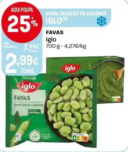 Intermarché Favas Iglo promoção