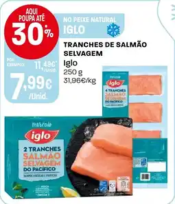 Intermarché Tranches de salmão selvagem iglo promoção