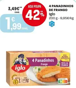 Intermarché 4 panadinhos de frango Iglo promoção