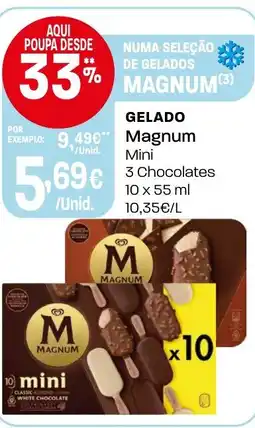 Intermarché Gelado Magnum promoção