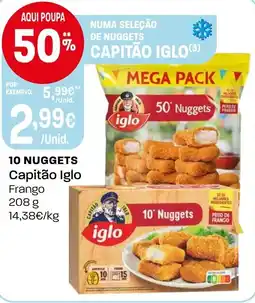 Intermarché 10 nuggets Capitão Iglo Frango promoção