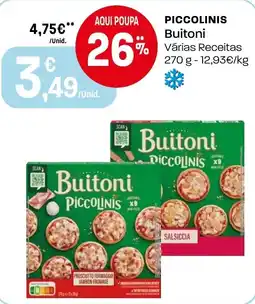 Intermarché Piccolinis buitoni promoção