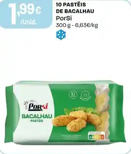 Intermarché 10 pastéis de bacalhau porsi promoção