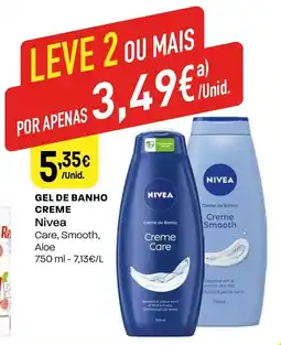 Intermarché Gel de banho creme nivea promoção