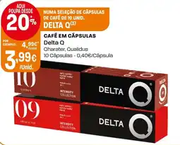 Intermarché Café em cápsulas Delta Q promoção