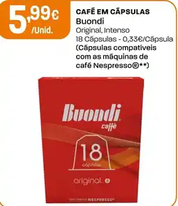 Intermarché Café em cápsulas Buondi promoção