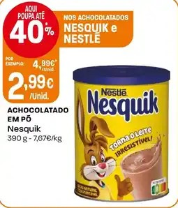 Intermarché Achocolatado em pó nesquik promoção