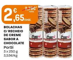 Intermarché Bolachas c/ recheio de creme sabor a chocolate promoção