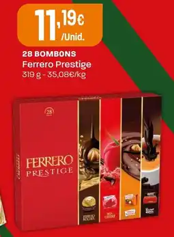 Intermarché 28 BOMBONS Ferrero Prestige promoção