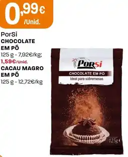 Intermarché PorSi Chocolate em põ promoção