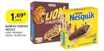 Barras cereais nestlé