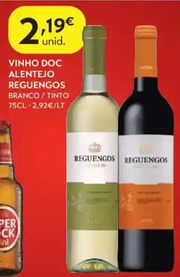 Spar Vinho doc alentejo reguengos branco/tinto promoção