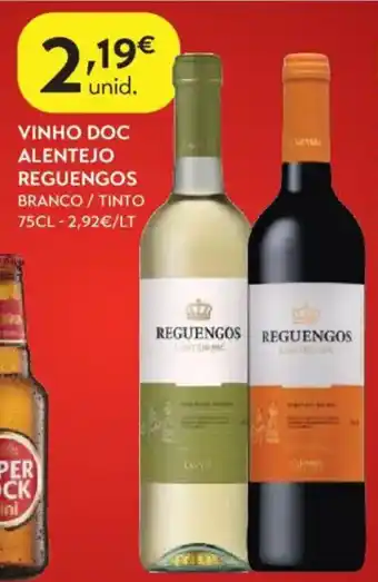 Vinho doc alentejo reguengos branco/tinto