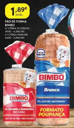 Spar Pão de forma bimbo promoção