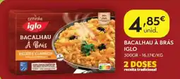 Spar Bacalhau à brás iglo promoção