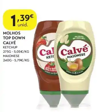 Spar Molhos top down calvé promoção
