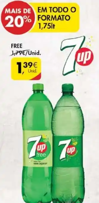 Pingo Doce 7up 1,75lt promoção