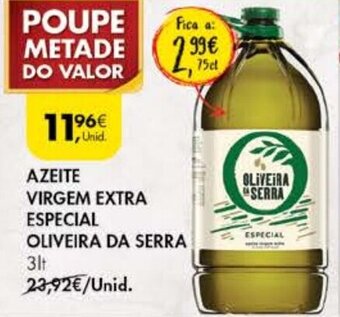 Pingo Doce Azeite Virgem Extra Especial Oliveira da Serra 3lt promoção