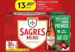 Spar Cerveja c/ álcool sagres promoção