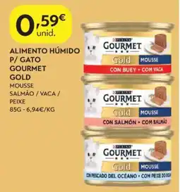 Spar Alimento humido p/ gato gourmet gold promoção