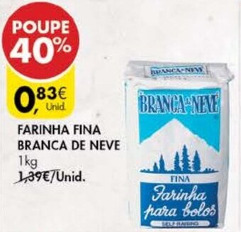 Pingo Doce Farinha Fina Branca de Neve 1kg promoção