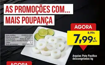 Argolas Pota Pacífico descongeladas