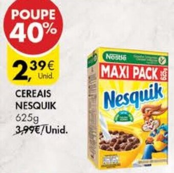 Pingo Doce Cereais Nesquik 625g promoção