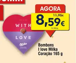 Froiz Bombons I love Milka Coração promoção