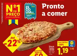 Lidl Pizza de Fiambre e Queijo Unid. promoção