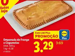 Lidl Empanada de Frango e Cogumelos Unid. promoção