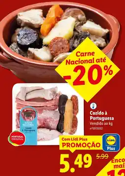 Lidl Cozido à Portuguesa promoção