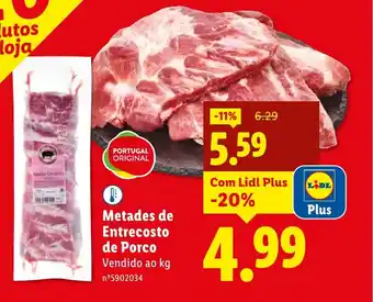 Metades de Entrecosto de Porco