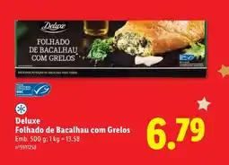 Lidl Deluxe Folhado de Bacalhau com Grelos promoção