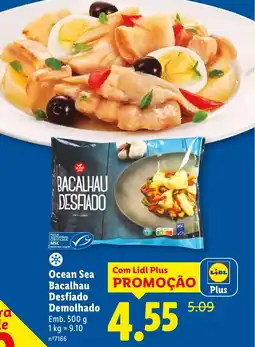 Lidl Ocean Sea Bacalhau Desfiado Demolhado promoção