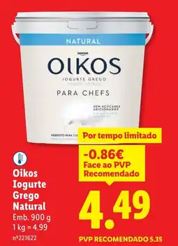 Lidl Oikos Iogurte Grego Natural promoção