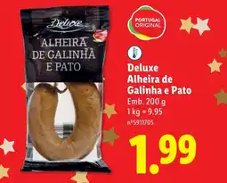 Lidl Deluxe Alheira de Galinha e Pato promoção