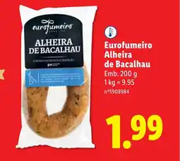 Lidl Eurofumeiro Alheira de Bacalhau promoção