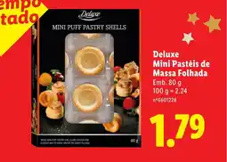 Lidl Deluxe Mini Pastéis de Massa Folhada promoção
