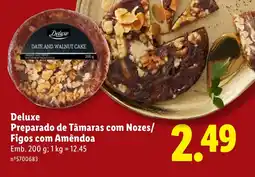 Lidl Deluxe Preparado de Tâmaras com Nozes/ Figos com Amêndoa promoção