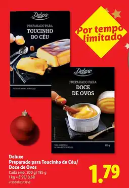 Lidl Deluxe Preparado para Toucinho do Céu/ Doce de Ovos promoção