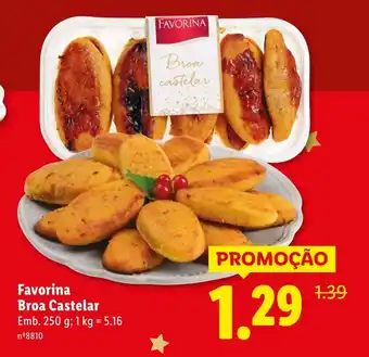 Lidl Favorina Broa Castelar promoção