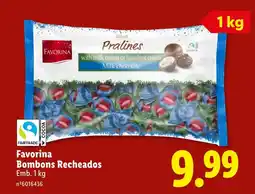Lidl Favorina Bombons Recheados promoção