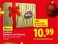 Lidl Candycat Bombons Lata Presente promoção
