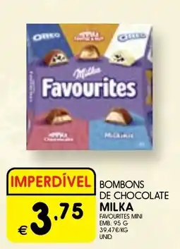 Meu Super Bombons de chocolate milka promoção