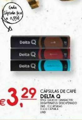 Meu Super Cápsulas de café delta q promoção