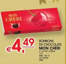 Meu Super Bombons de chocolate mon cheri promoção